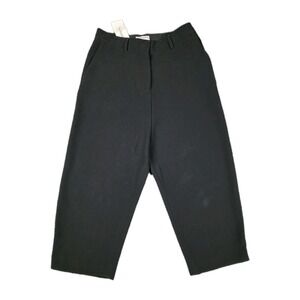 Vintage Alberto Biani Women's Wool Pants - Pre-worn Cropped Unhemmed